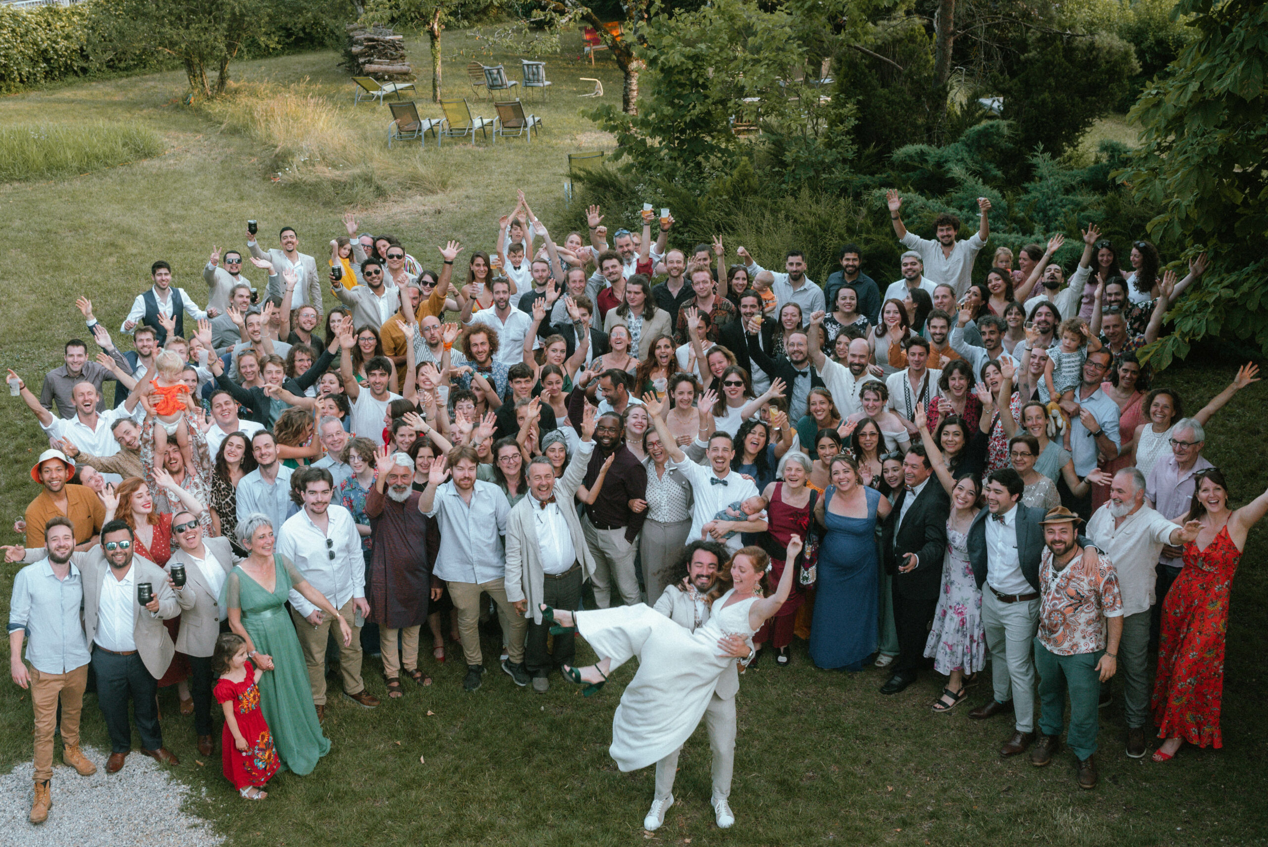 Photo de groupe mariage Ricardo & Andrea